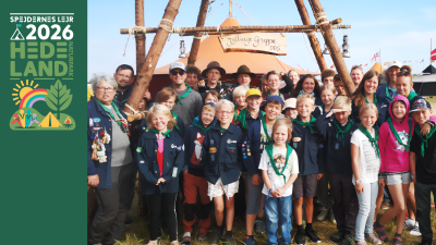 Jyllingegruppe på lejr